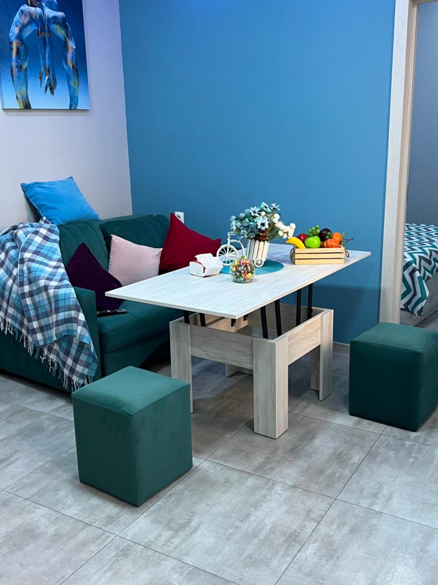 Cool Blue Interior Self Check In Appartement Jerevan Buitenkant foto